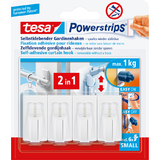 tesa powerstrips Fixation adhsive pour rideaux Vario, blanc