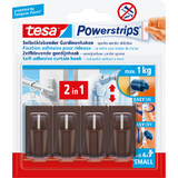 tesa powerstrips Fixation adhsive pour rideaux Vario,marron