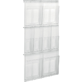 helit porte-brochures mural "the placativ", transparent