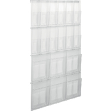 helit porte-brochures mural "the placativ", transparent