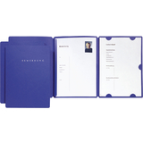 PAGNA bewerbungsmappe "Select", din A4, aus Karton, blau