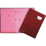 PAGNA parapheur "DE LUXE", A4, 10 compartiments, rouge