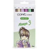 COPIC kit de marqueurs ciao 5+1 Set, manga 3