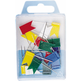 WEDO epingles de signalisation, drapeau, assorti
