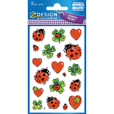 AVERY zweckform ZDesign sticker "coccinelle, trfle & coeur"
