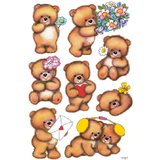 HERMA stickers DECOR "ours avec fleurs"