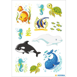 HERMA stickers DECOR "La famille baleine et ses amis"