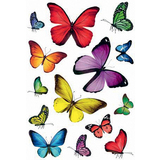 HERMA autocollants DECOR "Multitude de papillons"