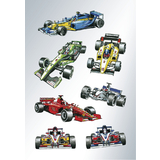 HERMA sticker DECOR "Voitures de course"