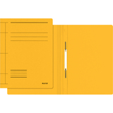 LEITZ chemises  lamelle Fresh, format A4, carton, jaune, en
