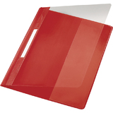 LEITZ chemise  lamelle Exquisit, format A4+, PVC, rouge,
