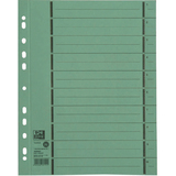 Oxford intercalaire avec perforation, a4 extra large, vert