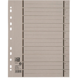 Oxford intercalaire avec perforation, a4 extra large, gris