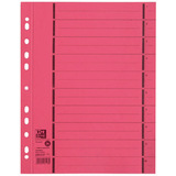 Oxford intercalaire avec perforation, a4 extra large, rouge
