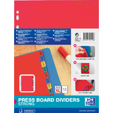 Oxford intercalaires en carton, uni, a4 Max, 12 touches