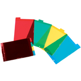 Oxford intercalaires en plastique, uni, PVC, A5, 4 touches