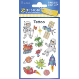 AVERY zweckform ZDesign kids Tatouages "Espace"