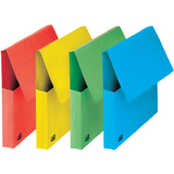 Oxford pochette document  soufflet, A4, carton, assorti vif