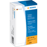 HERMA etiquette  affranchir, 130 x 40 mm, double, blanc