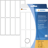 HERMA etiquette multi-usage, 20 x 75 mm, grand paquet,blanc