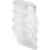 LEITZ porte brochures pour table et mur, transparent