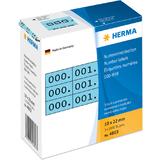 HERMA etiquette numrique 0-999, 10 x 22 mm, noir, triple