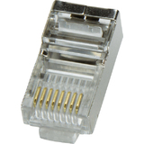 LogiLink connecteur mle rj45 pour cble rond, Cat.5e,