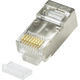 LogiLink connecteur mle rj45 pour cble rond, Cat.5e,