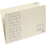 LEITZ sous-dossier simple avec grille imprime, chamois
