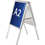 MAUL Porte-affiches, a2 - 400 x 575 mm, 2 cadres rabattables