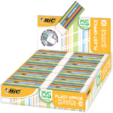 BIC gomme en plastique Plast-Office, prsentoir de table