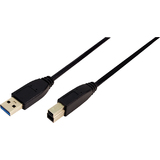 LogiLink Cble usb 3.0, usb-a - usb-b mle, 1 m, noir