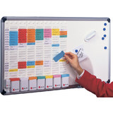 nobo tableau Blanc avec planning hebdomadaire