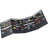 nobo set mini planning, (l)240 x (H)310 mm, en PVC, noir