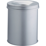 DURABLE corbeille  papier SAFE, rond, 15 litres, gris