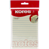 Kores note adhsive "jaune pastel" 150 x 100 mm, lign