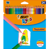 BIC kids Crayons de couleur Tropicolors, tui en carton