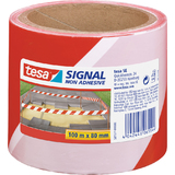 tesa signal Bande de scurit, non adhsif, rouge / blanc
