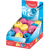 Maped taille-crayon double i-gloo, assorti, prsentoir de 30