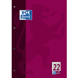 Oxford bloc pour travail, A4, 50 pages, quadrill 5 mm