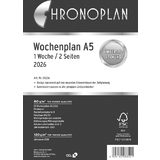 CHRONOPLAN wochenplan 2026, 1 Woche/2 Seiten, A5, Spalten