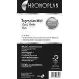 CHRONOPLAN tagesplan 2026, 1 Tag/1 Seite, Midi, 96 x 172 mm