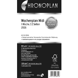 CHRONOPLAN wochenplan 2026, 1 Woche/2 Seiten, Midi, Spalten