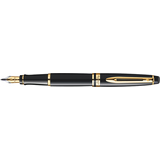 WATERMAN stylo plume Expert, laque Noire G.T., trac: M