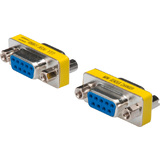 DIGITUS mini changeur de genre, 9 broches Sub-D, femelle