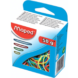 Maped bracelets caoutchouc en carton, 50 g, assorti