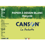 CANSON papier  dessin recycl, 240 x 320mm, 160 g/m2, blanc