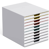 DURABLE module de classement VARICOLOR mix 10, avec tiroirs