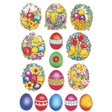 HERMA stickers de Pques decor "Fleurs et poussins"