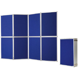 magnetoplan tableau de prsentation, pliable, bleu